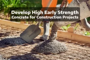 Develop High Early Strength Concrete