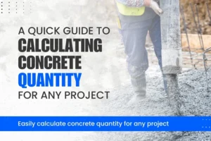 Calculate Concrete Quantity