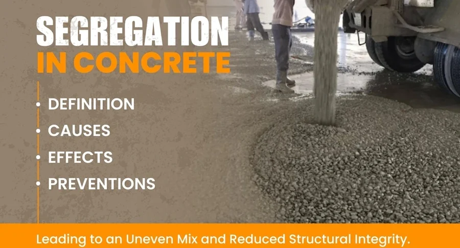 Segregation in concrete