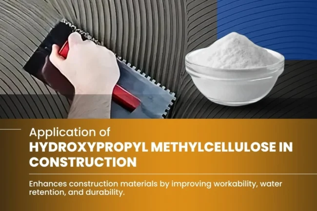 Application of Hydroxypropyl Methylcellulose