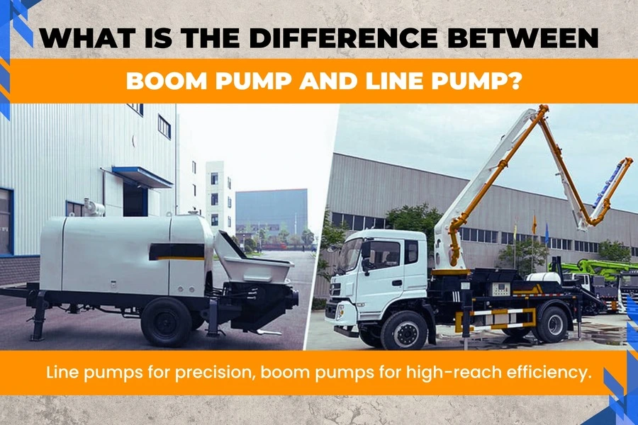 Difference Between Line Pump and Boom Pump