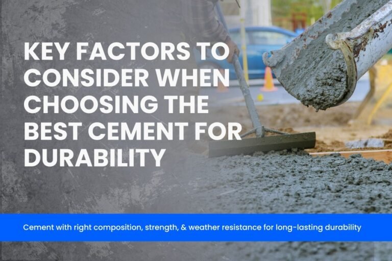 Choosing the Best Cement for Durability