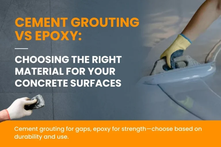 Cement Grouting vs Epoxy