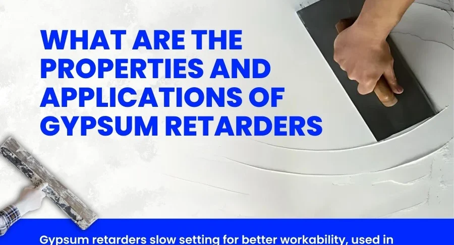 Gypsum retarders