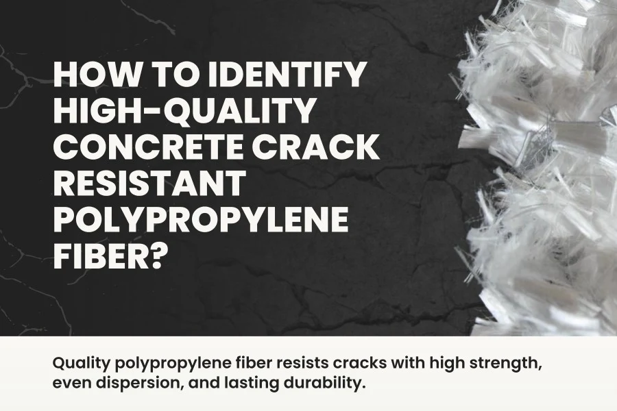 concrete crack resistant polypropylene fiber