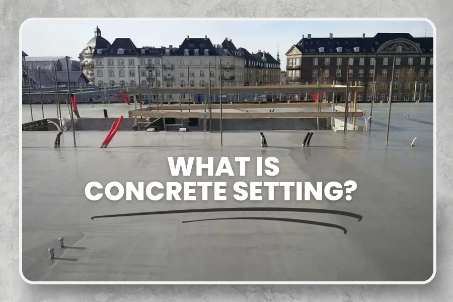concrete setting