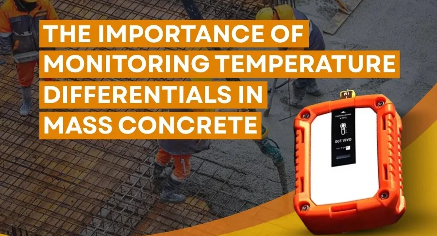 Monitoring Temperature Differentials in Mass Concrete