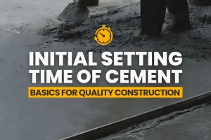 Initial Setting Time of Cement