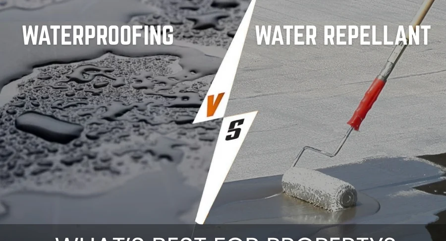 Waterproofing vs Water Repellant