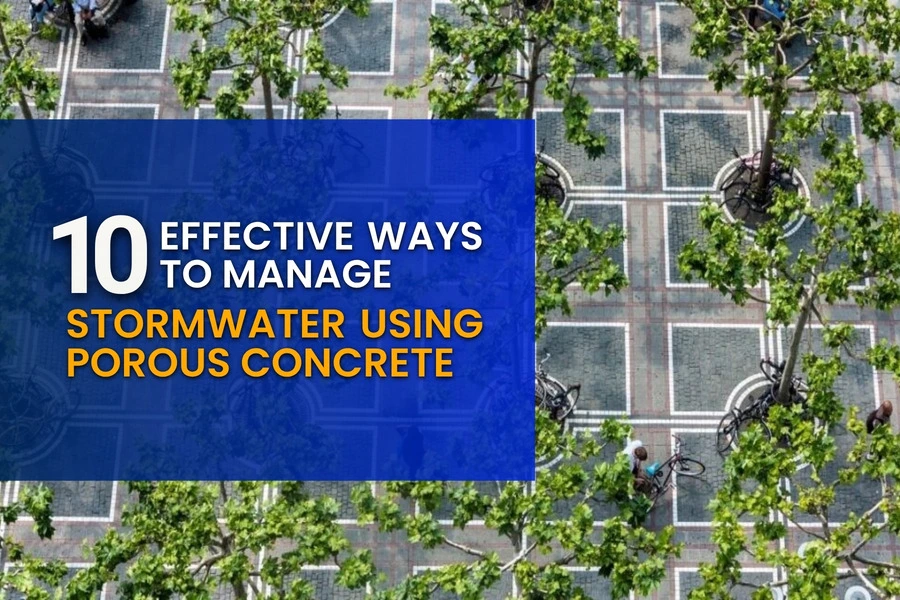 Stormwater using Porous Concrete