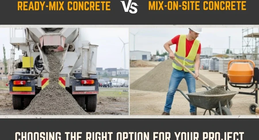 Ready-Mix Concrete vs. Mix-On-Site Concrete