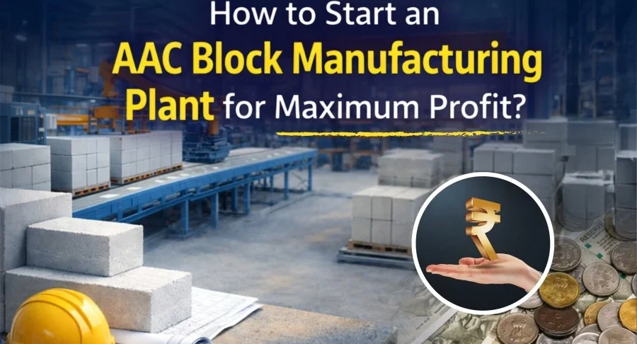 AAC Block Manufacturing Plant