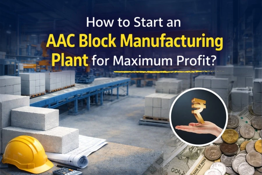 AAC Block Manufacturing Plant