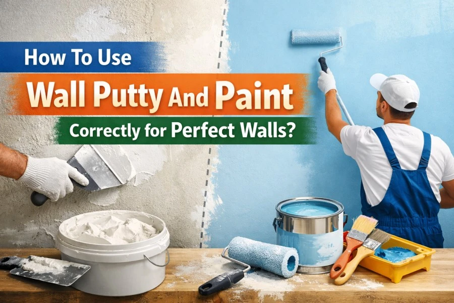 Wall Putty And Paint Correctly