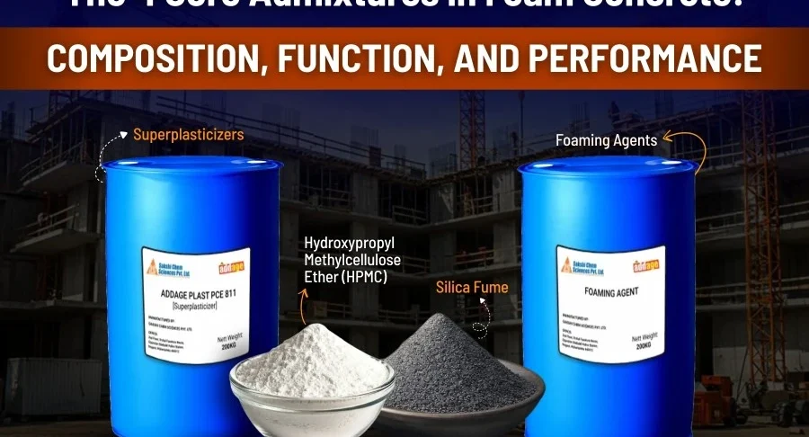 Core Admixtures in Foam Concrete