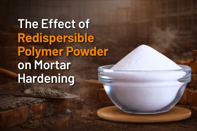 Redispersible Polymer Powder on Mortar Hardening