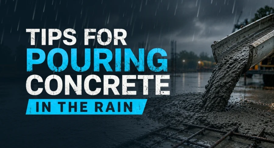 Tips for Pouring Concrete in the Rain