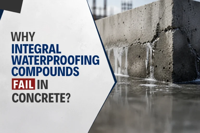 Why Integral Waterproofing Compounds Fail