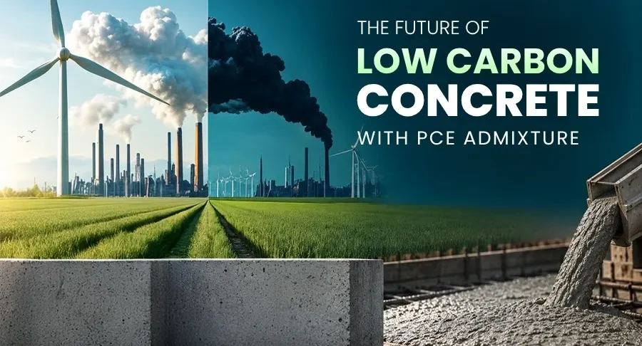 Low-Carbon Concrete with PCE Admixtures