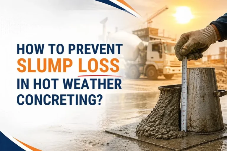 Prevent Slump Loss in Hot Weather Concreting