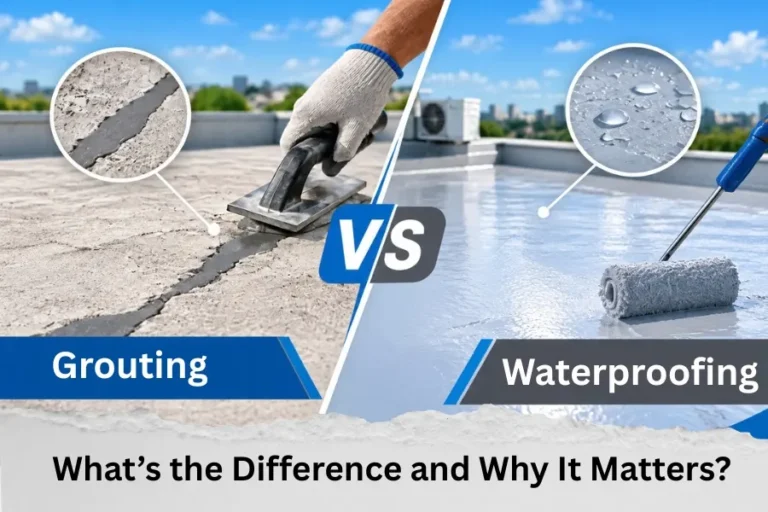 Grouting vs Waterproofing